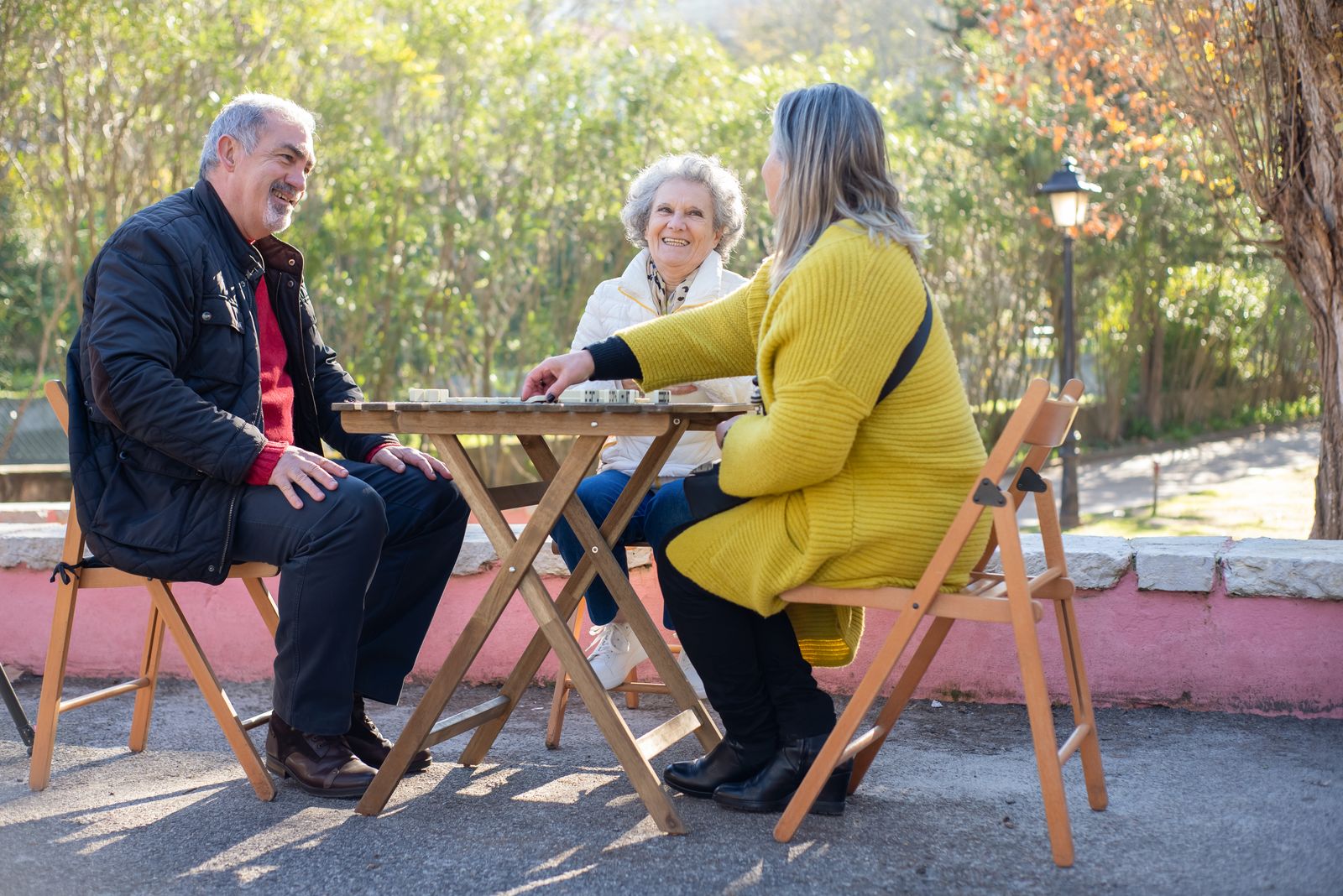 Neighbors gathering at a community event
